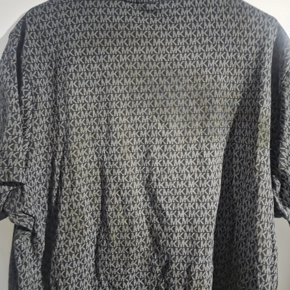 Michael Kors Black and Gray Short Sleeve Tee Mens XL - Picture 4 of 4